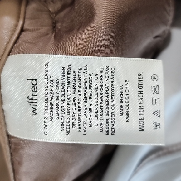 Wilfred pho leather pants size 2 - Picture 6 of 8